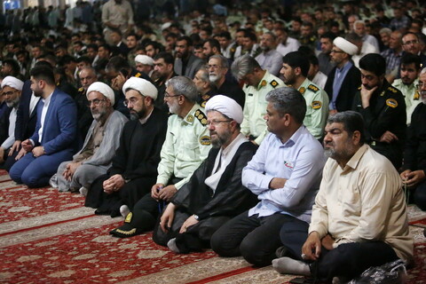 تصاویر / مراسم بزرگداشت شهدای خدمت در مسجد مقدس جمکران