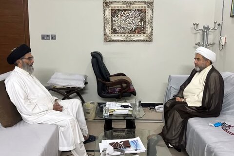 علامہ عارف حسین واحدی کی قائد ملت جعفریہ سے ملاقات / ملی اور مذہبی امور پر گفتگو