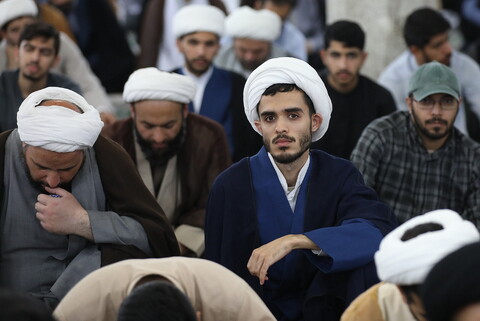 تصاویر/ مراسم بزرگداشت شهدای خدمت در مدرسه فیضیه قم