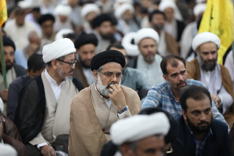 تصاویر/ مراسم بزرگداشت شهدای خدمت در مدرسه فیضیه قم