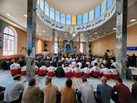 تصاویر/ مراسم گرامیداشت نخستین سالگرد شهدای خدمت در شهرستان چایپاره