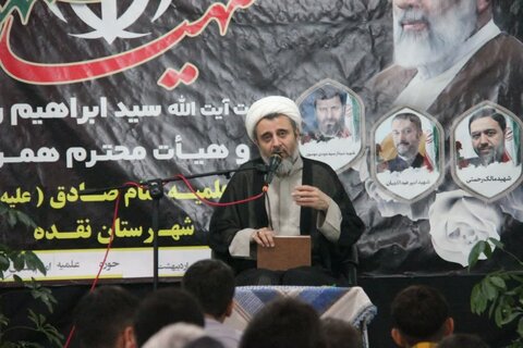 تصاویر/ مراسم یادواره شهدای خدمت در مدرسه علمیه نقده