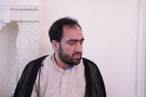 تصاویر / دیدار مدیر حوزه علمیه استان قزوین با طلبه حوزوی