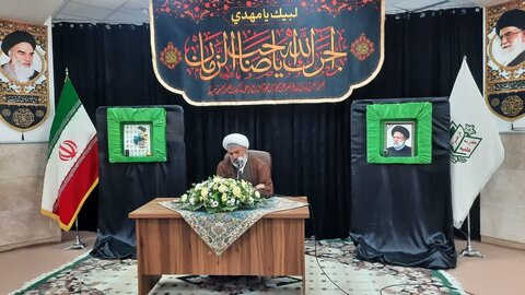 تصاویر/ مراسم یادبود اولین سالگرد شهید آیت‌الله رئیسی و همراهان وی در مدرسه علمیه الزهرا (س) ارومیه