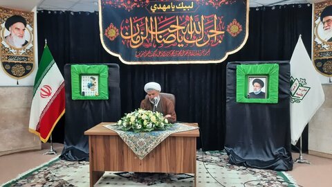 تصاویر/ مراسم یادبود اولین سالگرد شهید آیت‌الله رئیسی و همراهان وی در مدرسه علمیه الزهرا (س) ارومیه