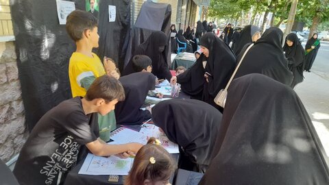 تصاویر/ مراسم بزرگداشت شهید رئیسی به همت طلاب خواهران سلماس