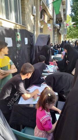 تصاویر/ مراسم بزرگداشت شهید رئیسی به همت طلاب خواهران سلماس