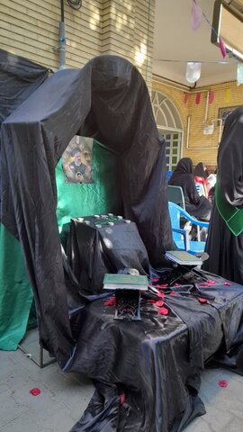 تصاویر/ مراسم بزرگداشت شهید رئیسی به همت طلاب خواهران سلماس