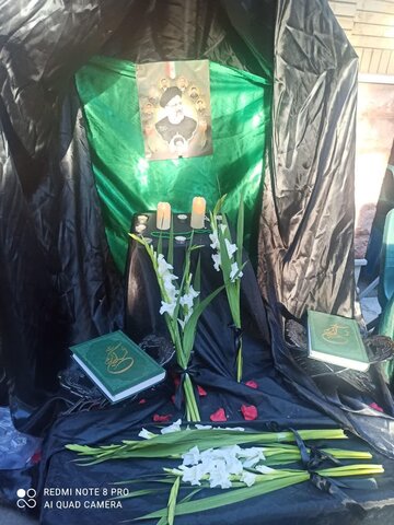 تصاویر/ مراسم بزرگداشت شهید رئیسی به همت طلاب خواهران سلماس