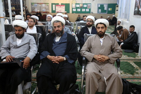 تصاویر/ سلسله جلسات شرح بیانیه مقام معظم رهبری به حوزه های علمیه