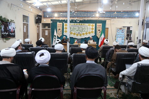 تصاویر/ سلسله جلسات شرح بیانیه مقام معظم رهبری به حوزه های علمیه