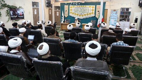 تصاویر/ سلسله جلسات شرح بیانیه مقام معظم رهبری به حوزه های علمیه