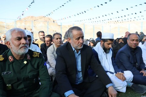 تصاویر| بزرگداشت شهدای خدمت در روستای مرزی لانو خراسان جنوبی