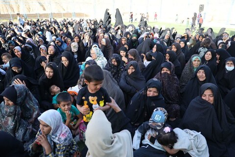 تصاویر| بزرگداشت شهدای خدمت در روستای مرزی لانو خراسان جنوبی