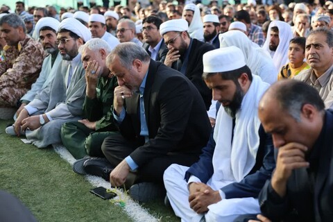 تصاویر| بزرگداشت شهدای خدمت در روستای مرزی لانو خراسان جنوبی