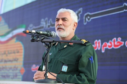 تصاویر| بزرگداشت شهدای خدمت در روستای مرزی لانو خراسان جنوبی