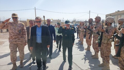 تصاویر| بزرگداشت شهدای خدمت در روستای مرزی لانو خراسان جنوبی