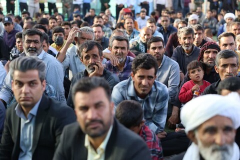 تصاویر| بزرگداشت شهدای خدمت در روستای مرزی لانو خراسان جنوبی