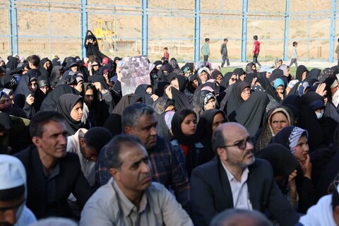 تصاویر| بزرگداشت شهدای خدمت در روستای مرزی لانو خراسان جنوبی