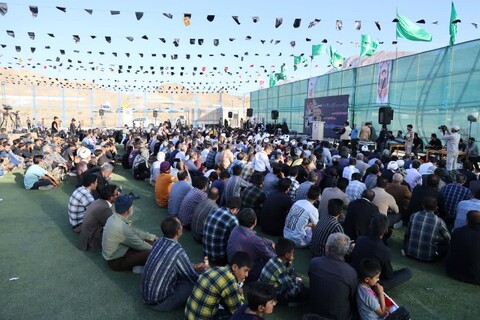 تصاویر| بزرگداشت شهدای خدمت در روستای مرزی لانو خراسان جنوبی