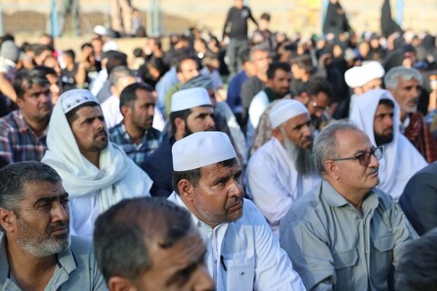 تصاویر| بزرگداشت شهدای خدمت در روستای مرزی لانو خراسان جنوبی