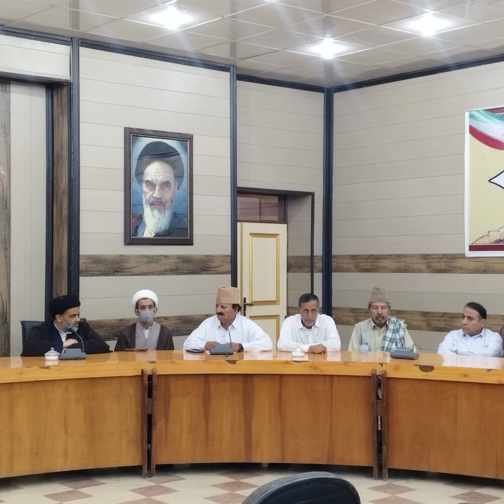 جلسه سران طایفه بامری در ایرانشهر