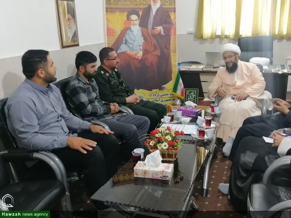 جلسه مدیریت محترم مدرسه علمیه امام رضا(ع) و فرمانده محترم پایگاه بسیج طلاب امام رضا(ع)
