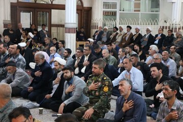 تصاویر/ نخستین سالگرد شهادت شهدای خدمت در خوی