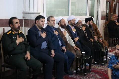 تصاویر/ نخستین سالگرد شهادت شهدای خدمت در خوی