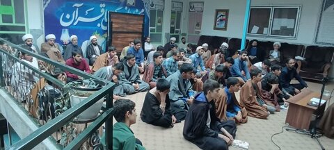 تصاویر اجرای برنامه تهذیبی آموزشی در مدرسه علمیه نورآباد