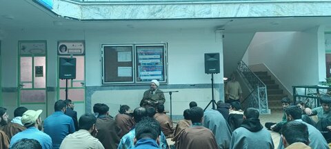 تصاویر اجرای برنامه تهذیبی آموزشی در مدرسه علمیه نورآباد