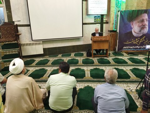 مراسم بزرگداشت شهید رئیسی با حضور مشاور ویژه فرمانده کل سپاه