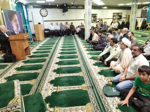 مراسم بزرگداشت شهید رئیسی با حضور مشاور ویژه فرمانده کل سپاه