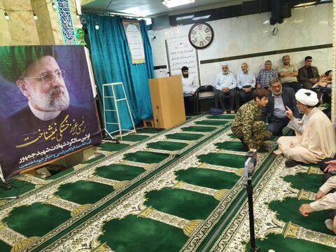 مراسم بزرگداشت شهید رئیسی با حضور مشاور ویژه فرمانده کل سپاه