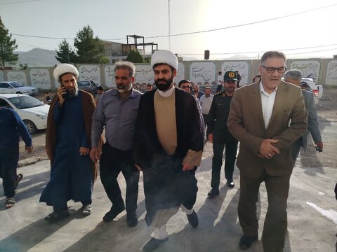 تصاویر افتتاح کارخانه یخ دلفان