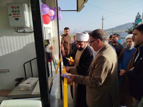 تصاویر افتتاح کارخانه یخ دلفان