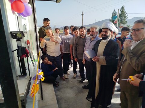 تصاویر افتتاح کارخانه یخ دلفان