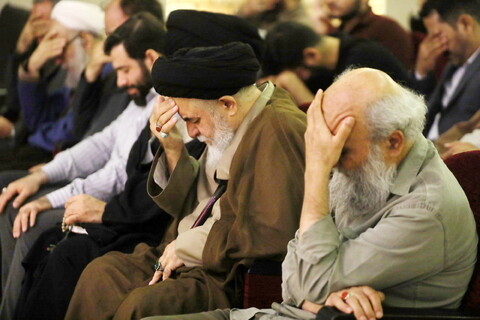 تصاویر / مراسم بزرگداشت شهدای خدمت در هیئت هنر و رسانه