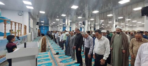 تصاویر/ آیین عبادی سیاسی نمازجمعه شهر جم