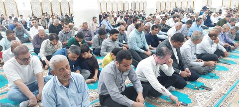 تصاویر/ آیین عبادی سیاسی نمازجمعه شهر جم