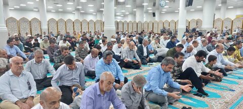 تصاویر/ آیین عبادی سیاسی نمازجمعه شهر جم