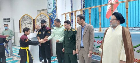 تصاویر/ آیین عبادی سیاسی نمازجمعه شهر جم