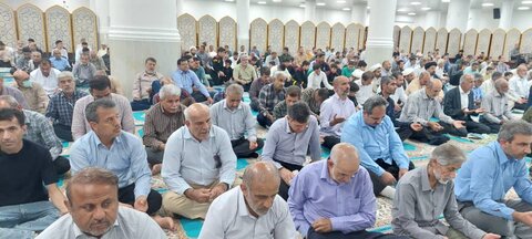 تصاویر/ آیین عبادی سیاسی نمازجمعه شهر جم