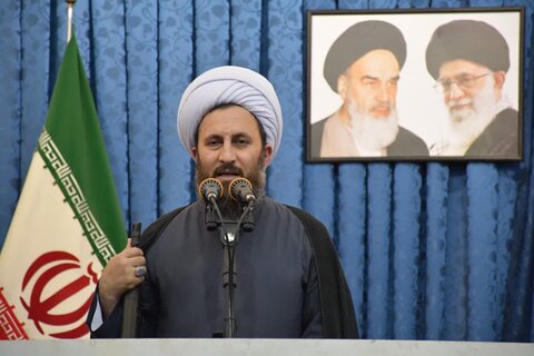 تصاویر/ آئین عبادی سیاسی نمازجمعه خوی