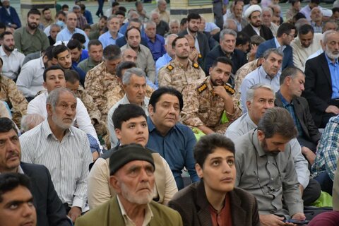 تصاویر/ آئین عبادی سیاسی نمازجمعه خوی