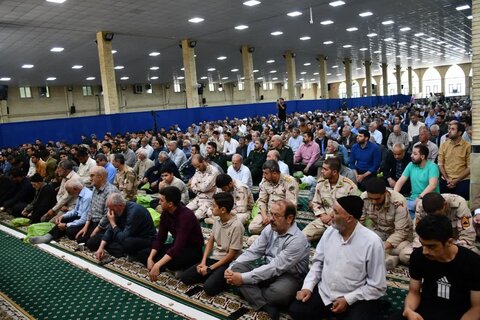 تصاویر/ آئین عبادی سیاسی نمازجمعه خوی