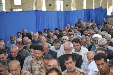 تصاویر/ آئین عبادی سیاسی نمازجمعه خوی