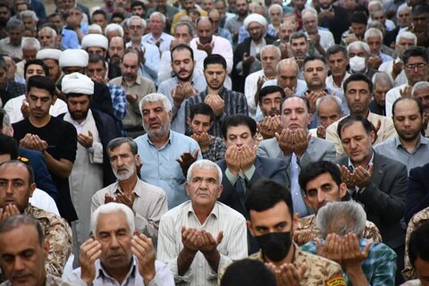 تصاویر/ آئین عبادی سیاسی نمازجمعه خوی