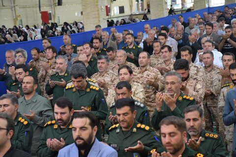 تصاویر/ آئین عبادی سیاسی نمازجمعه خوی