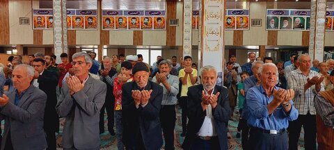 تصاویر/ اقامه نماز جمعه شهر کشاورز